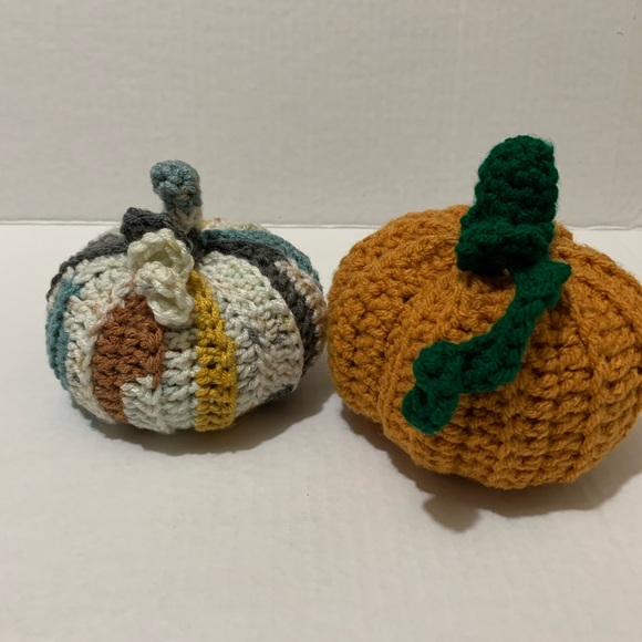 Fall Decor Home Decor Handmade Crocheted Pumpkins - Picture 5 of 16